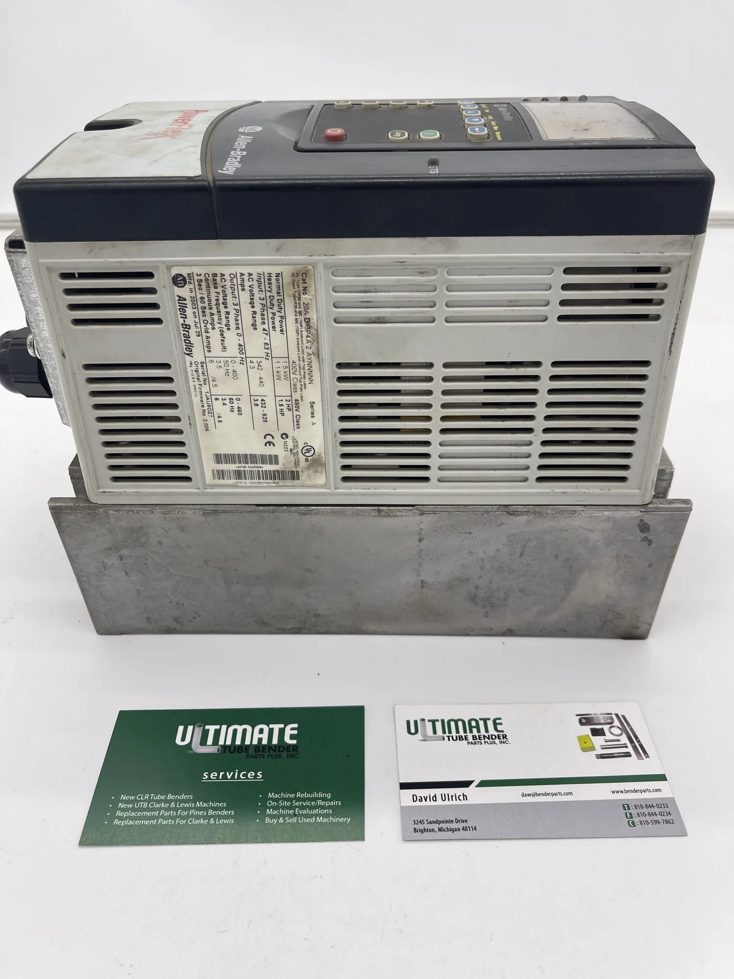 USED ALLEN BRADLEY 20A D 3P4A 2 AYNNNN