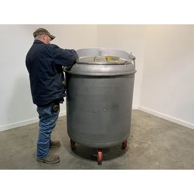 Used Inject Star Stainless Steel Vacuum Drum Batch Tumbler - 500L [PART]