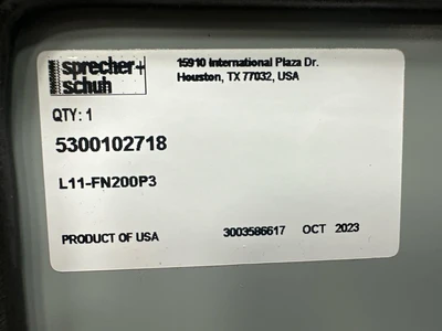 Sprecher+Schuh L11-FN200P3 Disconnectors & Load Switches | Fram Fram LLC (13)