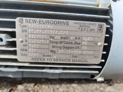 Used SEW R40DT80N4 Motors (misc) British Columbia CA | Lenmark #247726