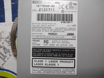 USED TEAC CD-540E-002-U