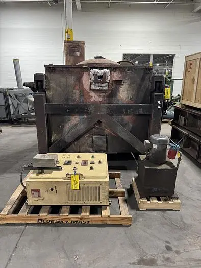 Used 2001 THERMTRONIX GAS FIRED TILTING FURNACE GT-2000 Parts (Furnace) | World Equipment and Machine Sales #394488