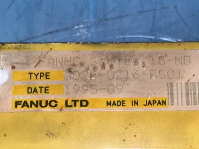 Used 1995 FANUC A03B0216B501 PLC Chassis Ohio US | HGR 24 #1345441