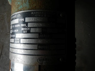 Fisher 1" 300 Class 316 Stainless Steel Control Valve