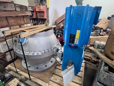 24" Neles Stainless Steel Digester Valve