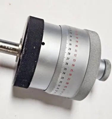 2 Scherr Tumico Micrometer Heads for XY Optical Measuring