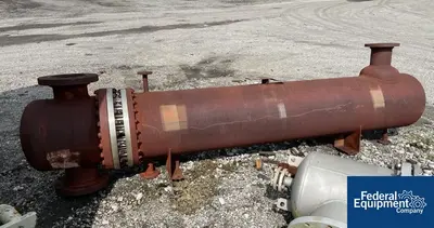 USED Franger & Sullivan Welding 150 Sq Ft Franger and Sullivan Heat Exchanger 304 S/S, 150/150#