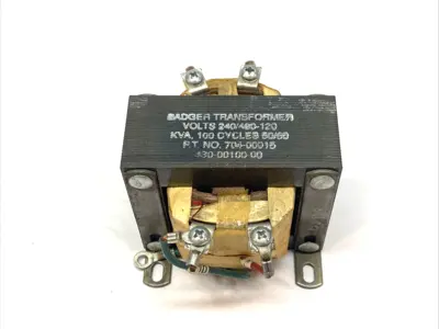 Used Badger Single Phase Control Transformer 0.100kVA 240/480V to 120V Transformers Michigan US | Maverick Industrial Sales #1402234