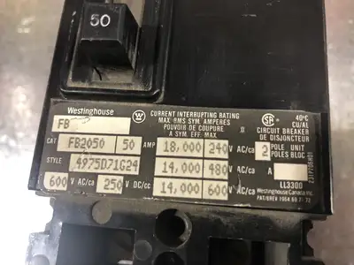 USED WESTINGHOUSE FB2050