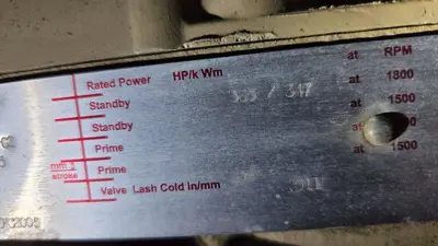 USED CUMMINS/STAMFORD 300KW DIESEL GENERATOR