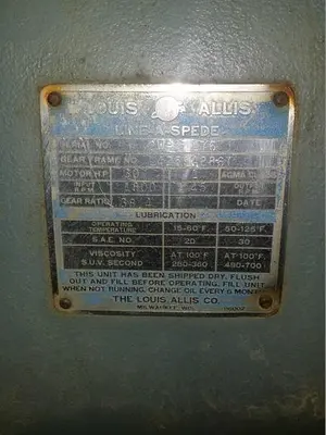 USED LOUIS ALLIS SPEDE