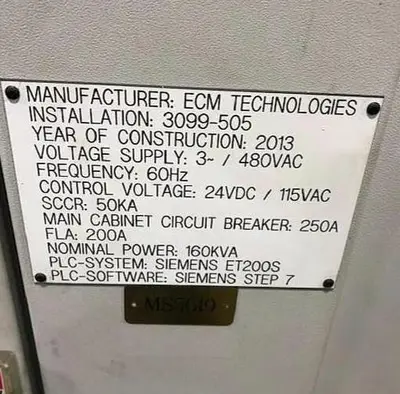 USED 2013 ECM 3100-500