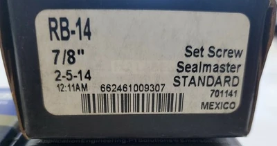 NEW SEAL MASTER RB 14