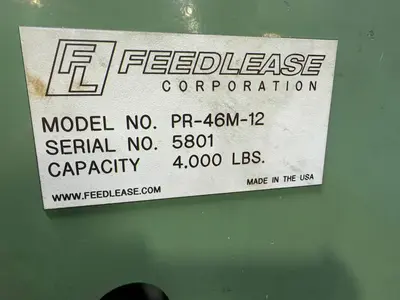 Used 2017 FEEDLEASE CORPORATION PR46M12 Material Handling (misc) Ohio US | HGR 24 #1548244