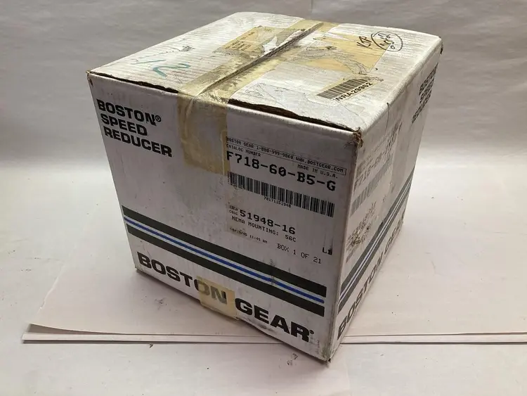 Used BOSTON GEAR F718-60-B5-G Gearboxes Ohio US | Surplus Asset Holdings #1208866