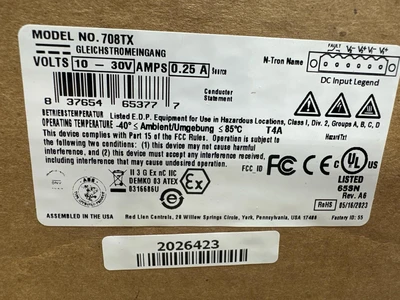 Red Lion 708TX PLC Processors | Fram Fram LLC (13)