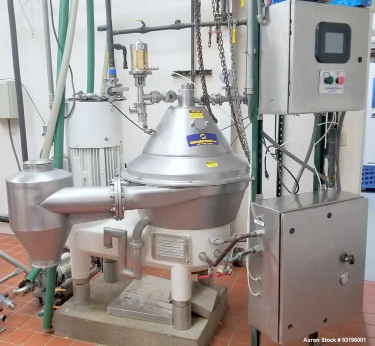 Used WESTFALIA SC-35 Disc Automatic Centrifuges Illinois US | Aaron Equipment #84664