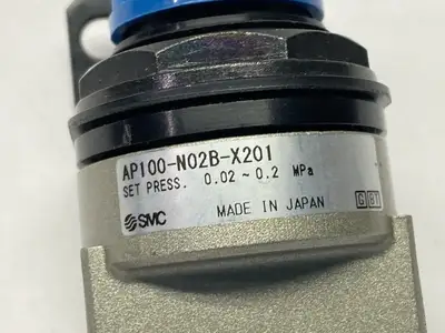 AP100-N02B-X201 | SMC  Pressure Control Valve w/ Bracket - Used