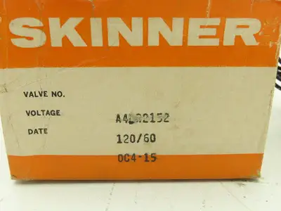Honeywell Skinner A4DR2152 Solenoid Valve 3-Way NC 120V 150 PSI 1/4" NPT