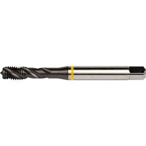 Dormer 8-32 HSSE-PM Semi-Bottoming Tap Spiral Flute Yellow Ring TiAlN Coating