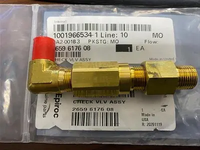 New | in-Stock ATLAS COPCO 57294944 VALVE Air Compressor Parts Pennsylvania US | East West Machinery & Drilling #1416331