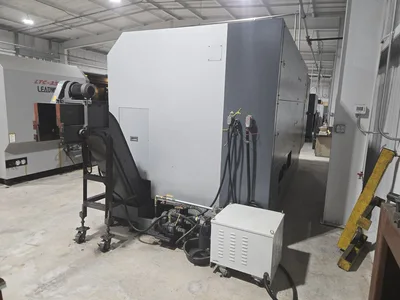 2011 Leadwell LTC-45CXL CNC Lathe w/ Tailstock and Indexer, 12 Slot Turret, Conveyor, 3-Jaw Chuck,