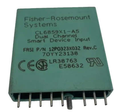 USED FISHER-ROSEMOUNT 12P0323X032 INPUT MODULE REV. C LOT OF 5