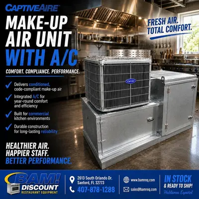 New | in-Stock CAPTIVEAIRE 1350CFM Restaurant Equipment (Miscellaneous) Tennessee US | BAM Discount Restaurant Equipment #1133455