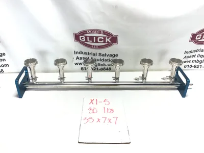 Multi-Place Vacuum Filtration Manifold Stainless Steel