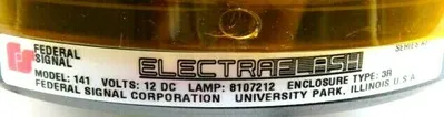 NEW FEDERAL SIGNAL 141-012A SIGNAL FLASHING LIGHT 141012A
