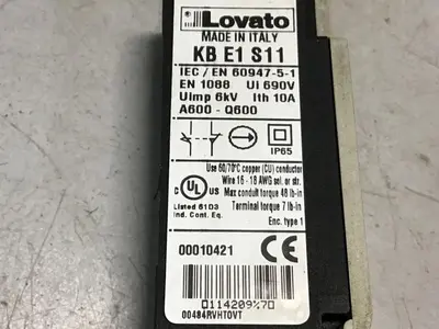 USED LOVATO KBE1S11