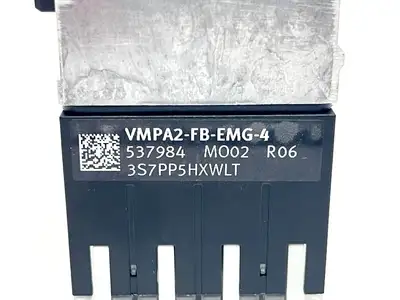 VMPA2-FB-AP-2-1 | Festo  Sub Base w/ VMPA2-FB-EMG-4 and (2x) VMPA2-RP Covers - Used