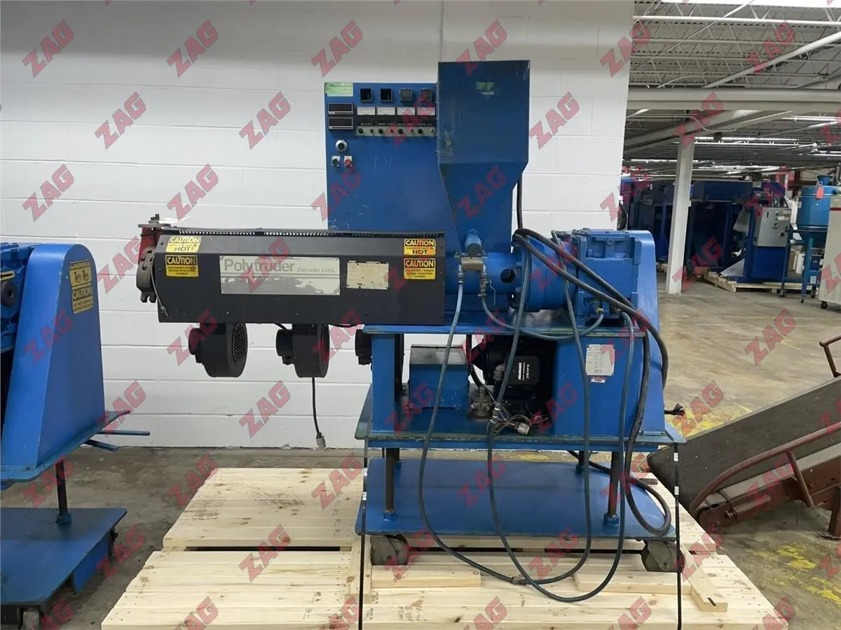 1.75" Polytruder, 24:1 L/D Ratio, 15 HP AC Motor