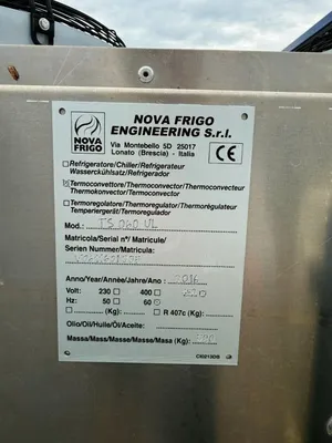 Used 2016 NOVA FRIGO ENGINEERING TS 060 UL Chillers New Jersey US | Perry Equipment #1403978