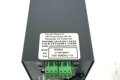 NEW VACUUM RESEARCH 902094 1500 CONTROLLER