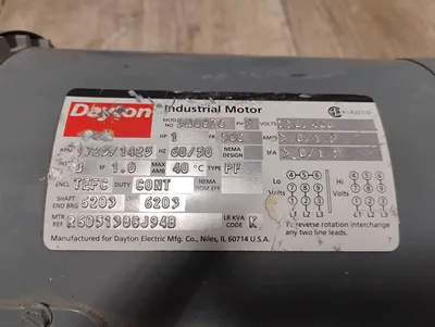 DAYTON 3N0876 Motors | ESS Industrial Equipment Sales (5)