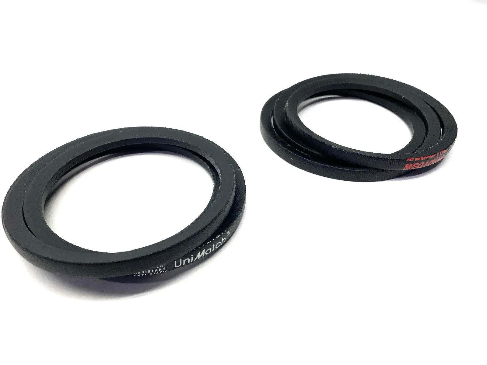 USED MEGADYNE UNIMATCH METRIC V-BELT LOT OF 2