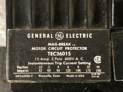 USED GENERAL ELECTRIC TEC36015