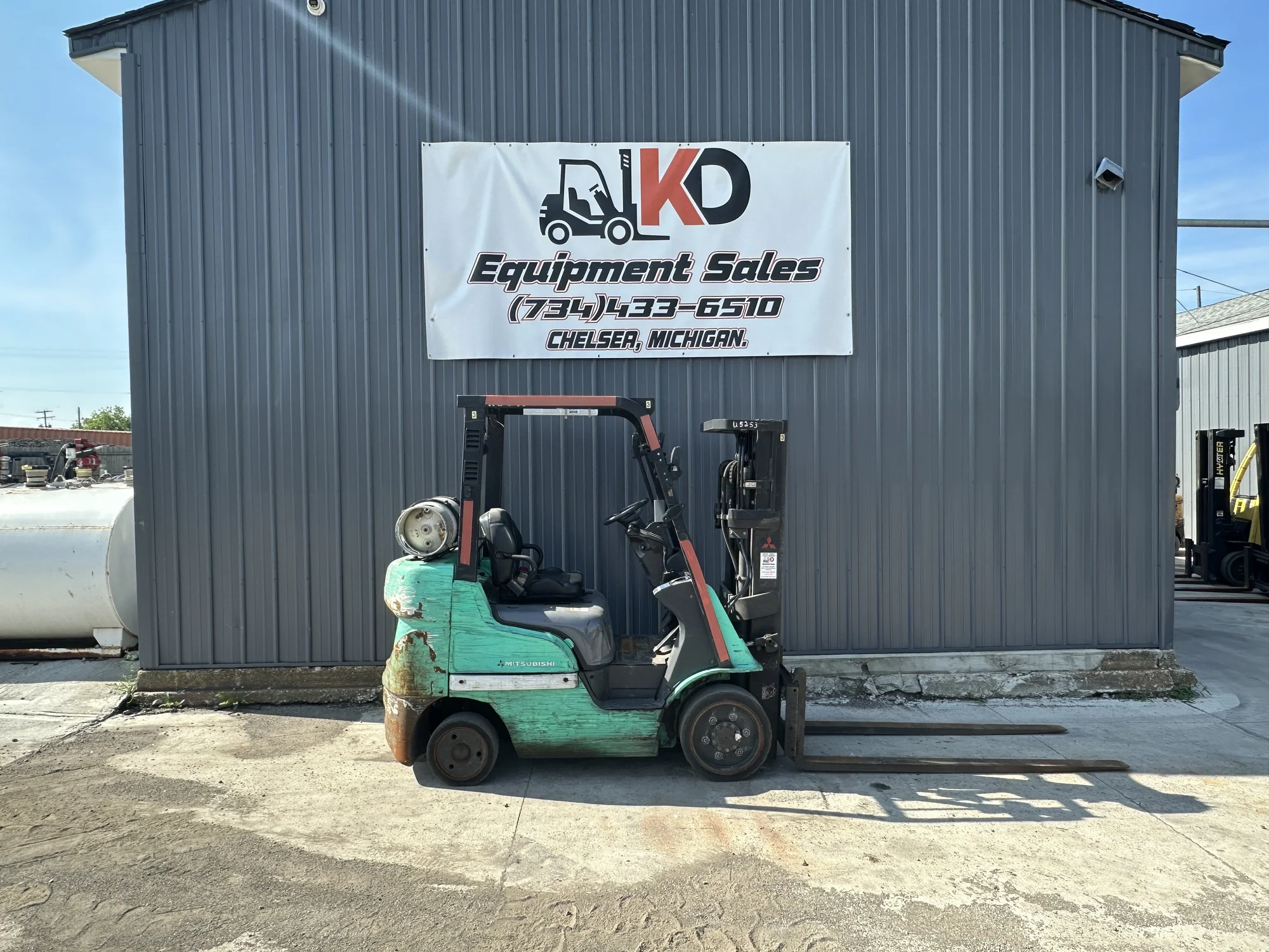 Used MITSUBISHI FGC25N Liquid Propane Forklifts Michigan US | KD Equipment Sales #1548815
