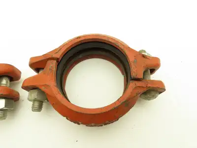 Victaulic Style 07 Zero Flex 3" Grooved Pipe Coupling w/Gasket Lot of 2