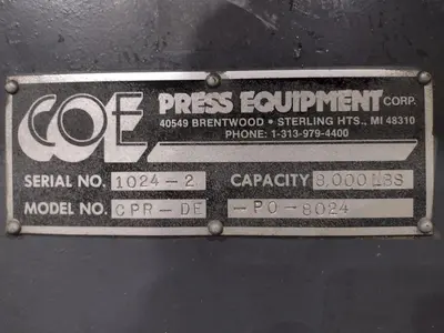 USED COE CPR-DE-PO-8024
