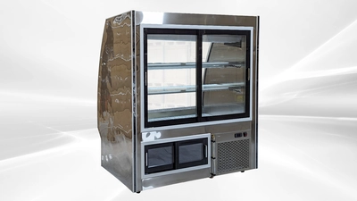 171-0312 48" Self Contained Full Service Seafood Meat Case Cooler