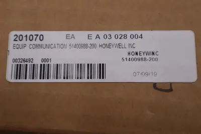 NEW IN BOX HONEYWELL 51400988-200 TOUCH SCREEN SMART FRAME STOCK G170
