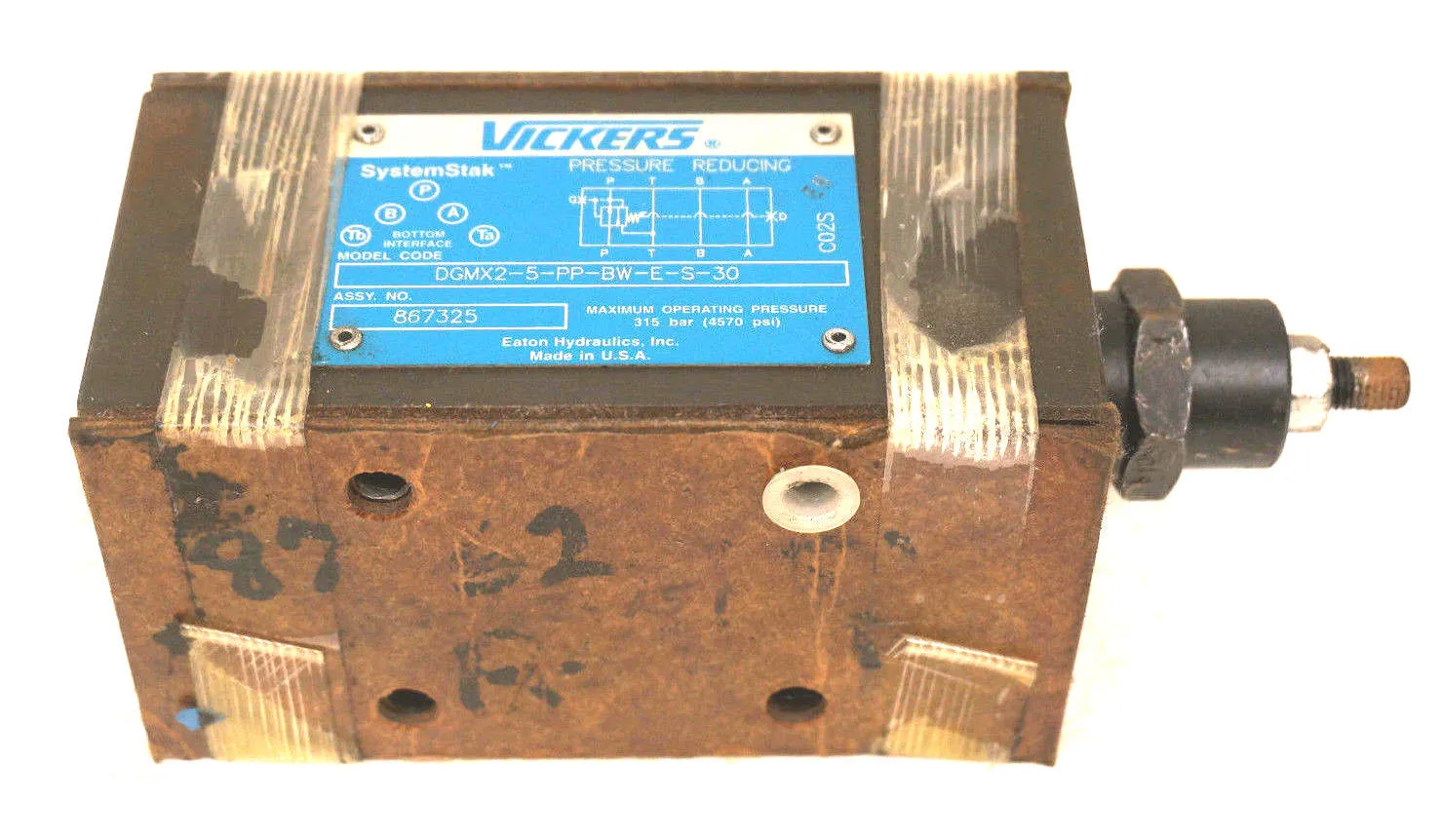 VICKERS DGMX2-5-PP-BW-E-S-30 PRESSURE REDUCING VALVE DGMX25PPBWES30
