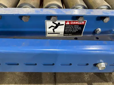 48" X 96" LEWCO ROLLER CONVEYOR: STOCK #23307