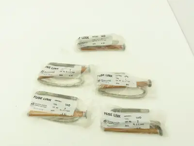 Cooper FL3T140 Universal Fuse Link Button Head 140 Amperes Slow Acting  Lot of 5