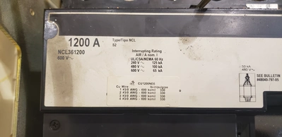 USED SQUARE D NCL361200