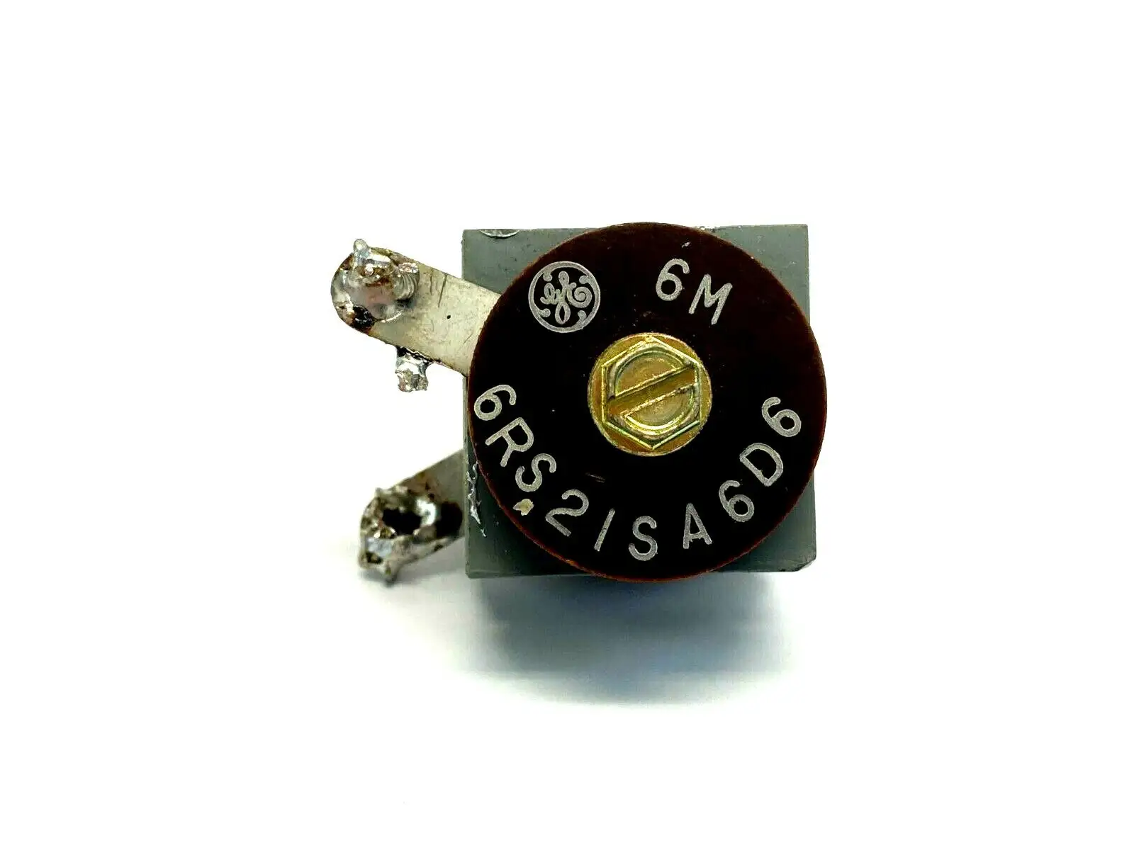 6RS21SA6D6 | General Electric  Overvoltage Absorber 8-32" Thread 3A 150V - Used