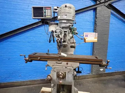 Bridgeport 42" X 9" Vertical Mill