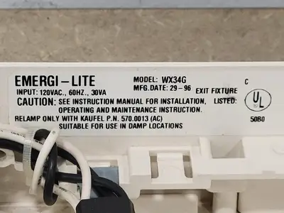 NEW EMERGI-LITE WX34G